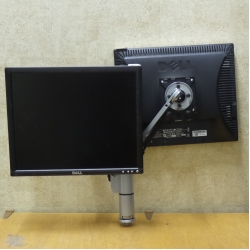 Spacedec Dual LCD Monitor Stand / Arm Mount w Swivel Adjust